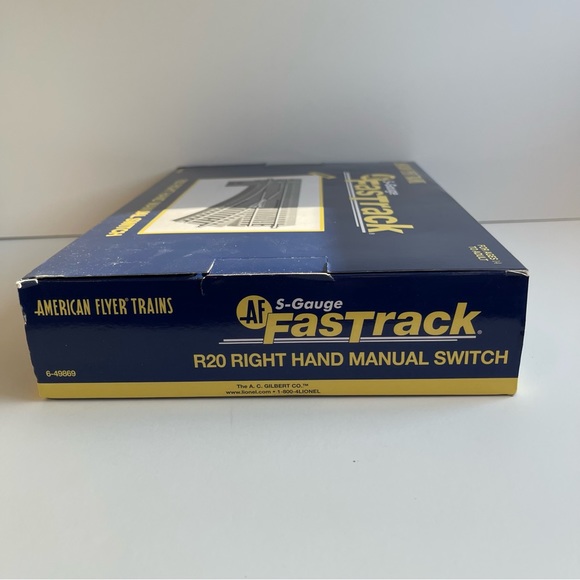 American Flyer Trains AF S-Gauge R20 Right Hand Manual Switch  6-49869 by Lionel - Picture 5 of 7